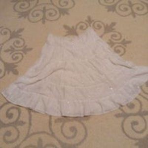 White skirt-size medium